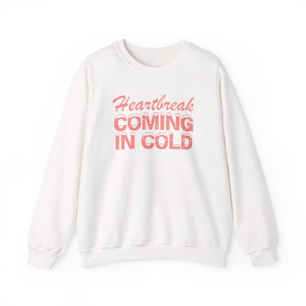 Bailey Zimmerman Heartbreak Coming in Cold Unisex Heavy Blend™ Crewneck Sweatshirt