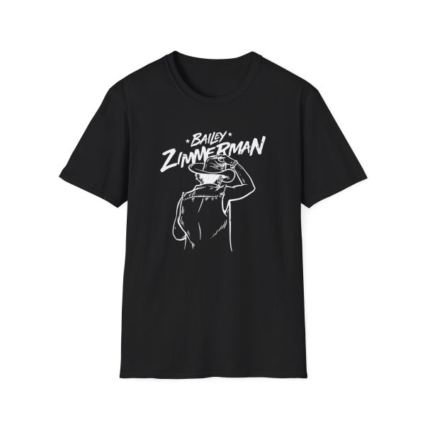 Bailey Zimmerman Tip Your Hat Black Unisex Softstyle T-Shirt