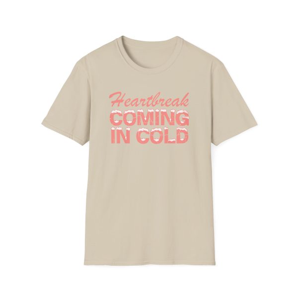 Bailey Zimmerman Heartbreak Coming in Cold Unisex Softstyle T-Shirt